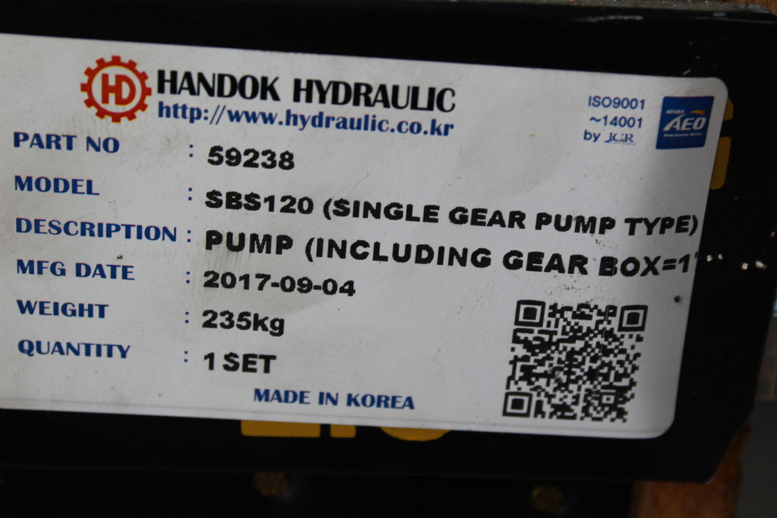 Handok merk SBS120 graafmachine Hydraulische pomp Staal materiaal voor E323C E323D