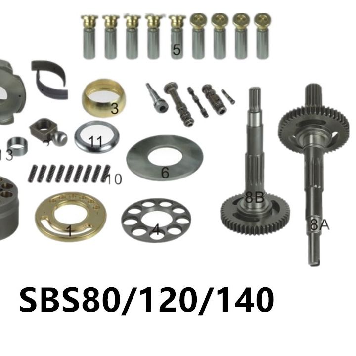 SBS80 SBS120 SBS140 Delen van hydraulische pompen voor graafmachines, 325C Delen van kattenpompen
