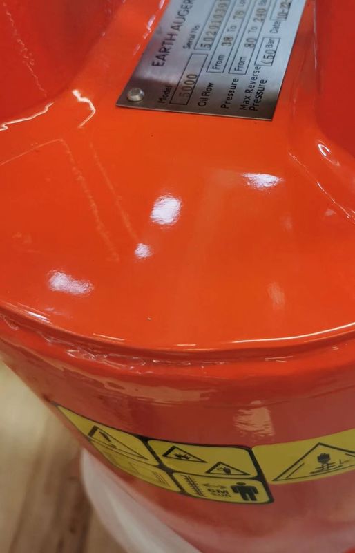 Gepersonaliseerde kleur Hydraulische Eath Auger Voor Graafmachine Breaker