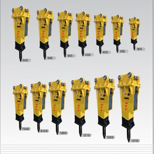 Naam:High Quality Hydraulic Hammer Model:Alle soorten,verschillende materialen;42CrMo